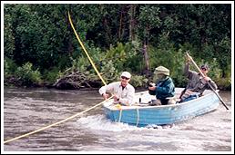 Pull-boat crossing