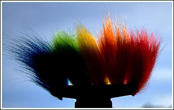 Dyed Serebrjanka fur, photo by Jurij Shumakov