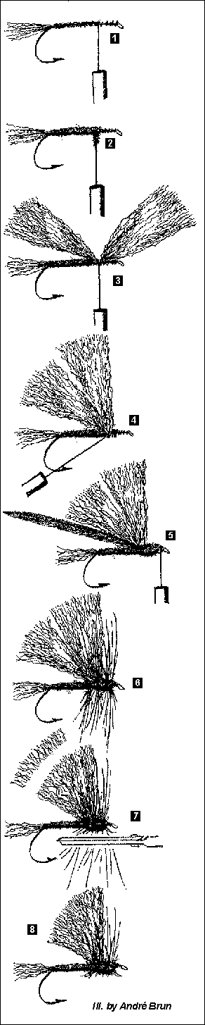 Tying instructions for Sail Wing Dun