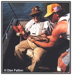 Walton Powell with 31/2 pound Rainbow, Fall River