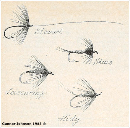 Flymfbilder av Skues, Leisenring, Hidy,Stewart