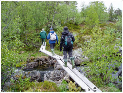 På vandring till Storån