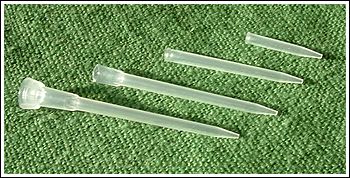 All around tippet and tubes prepared for tying